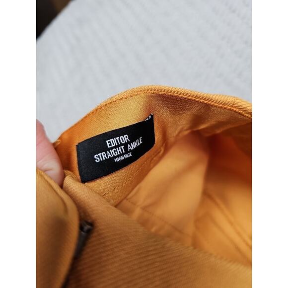 Express Pants Womens 6 Regular Editor Straight Ankle High Rise - Picture 6 of 10